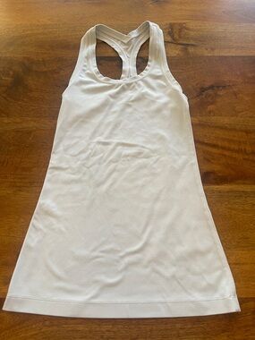 Lulu lemon White Racerback Tank